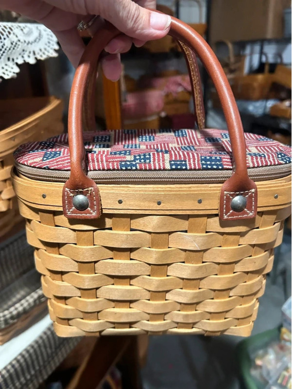 Longaberger small boardwalk basket